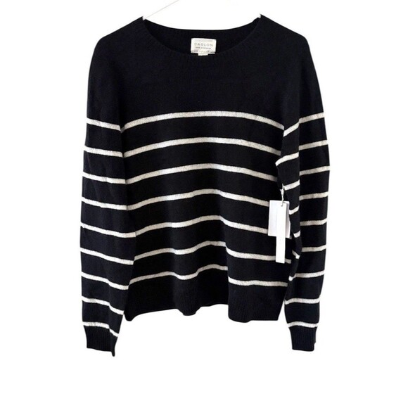 Caslon 100% Cashmere Crewneck Sweater Size L NWT - Picture 5 of 10